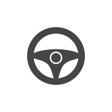 Direksiyon direksiyonu logosu vektör düz tasarımı