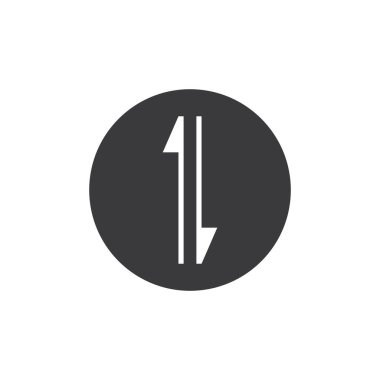 Simge düz tasarım vektörü ile bağlantı kur