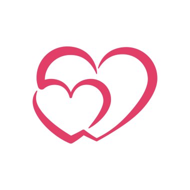 Logo vektör çizimi düz tasarım şablonu