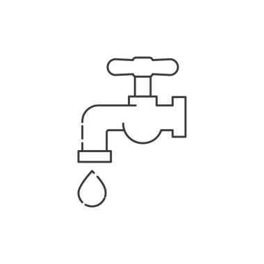 Tesisat logosu vektör tasarım iş şablonu