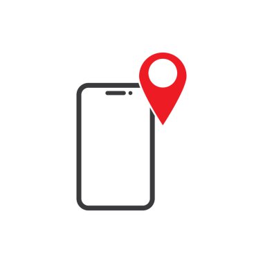 Telefon simgesi düz tasarım vektörü