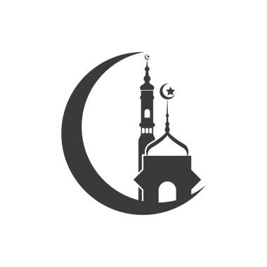 Cami simgesi düz tasarım vektörü