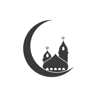 Cami simgesi düz tasarım vektörü