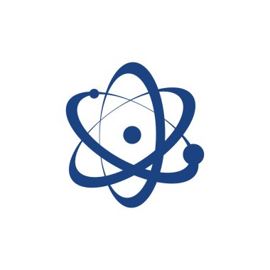 Molekül logo resimleme vektör şablonu
