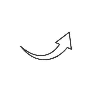 Ok ilüstrasyon logo vektör şablonu