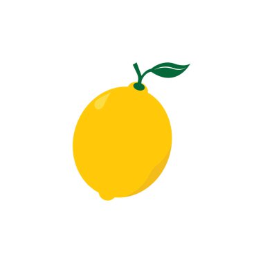 Limon meyve simgesi düz tasarımı 