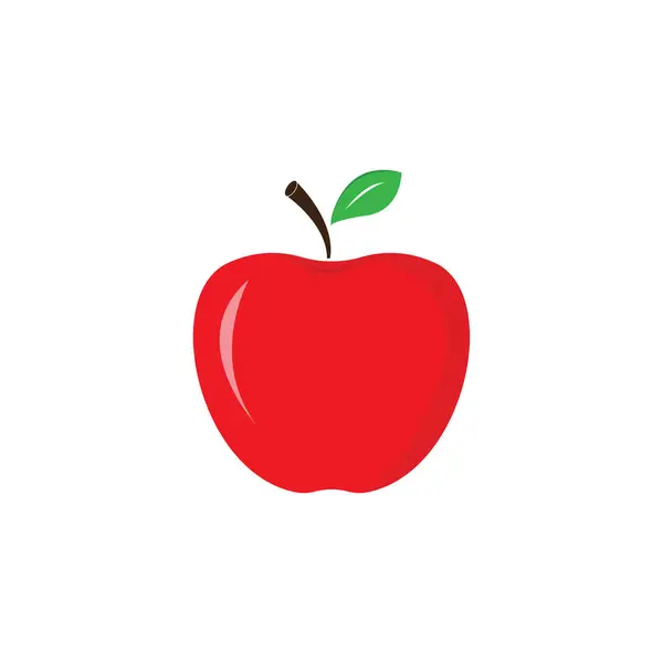 Taze Apple illüstrasyon logo vektör tasarımı