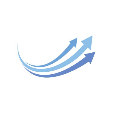 Ok ilüstrasyon logo vektör şablonu