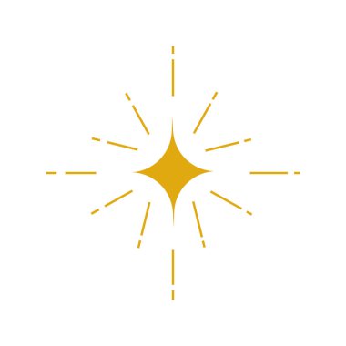 Parlak yıldız simgesi, parla, parla simgesi