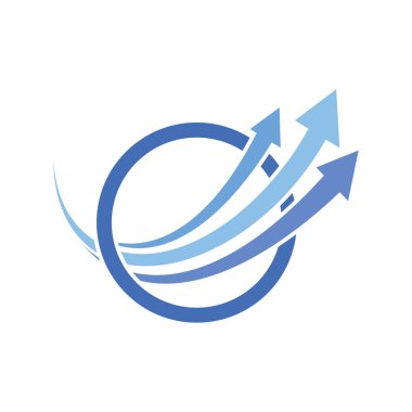 Ok ilüstrasyon logo vektör şablonu