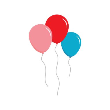 Uçan balon simgesi tasarımı