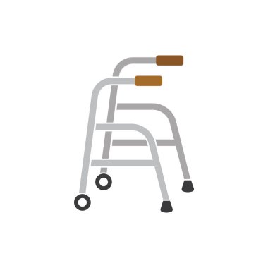 Engellilik simgesi tıbbi araçlar ve donanım düz tasarım