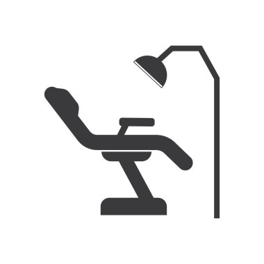 Diş bakımı logo simgesi düz tasarım