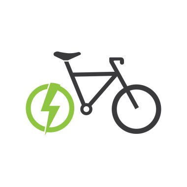 Eko enerji vektör illüstrasyon logo şablonu