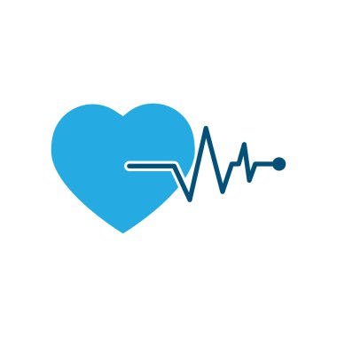 Kalp atışı çizgisi Vektör illüstrasyon