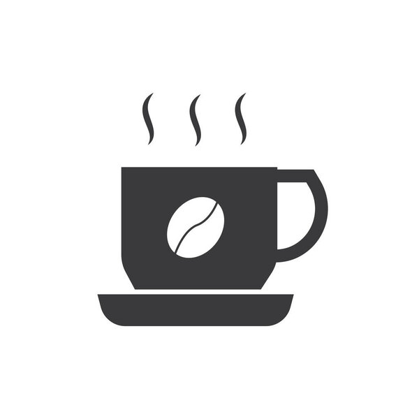 Coffee shop icon flat design