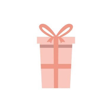 Hediye Kutusu, hediyelik eşya dükkanı simgesi Vektör tasarımı