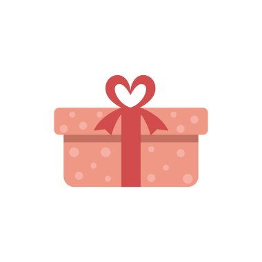 Hediye Kutusu, hediyelik eşya dükkanı simgesi Vektör tasarımı