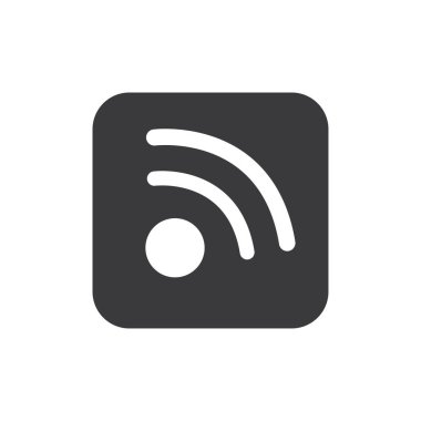 kablosuz Logo Şablonu vektör çizimi