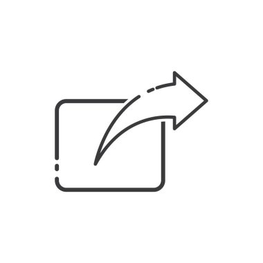 Simge ok vektörü düz tasarım şablonu indir