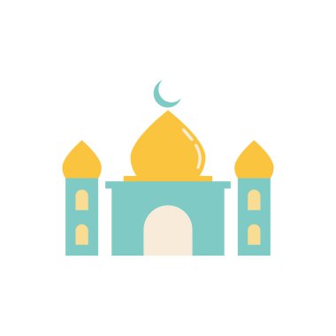 Cami İslami logo simgesi, Ramadhan Kareem ikonu tasarımı