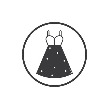 Çemberin içindeki polkadotlu elbise canlı ve eğlenceli bir tasarım. 