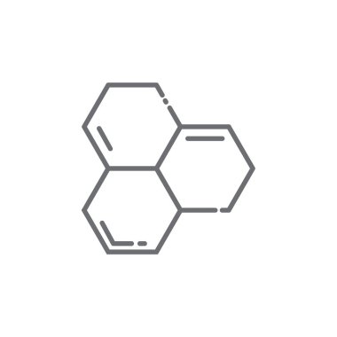 Molekül logo illüstrasyon vektör şablonu