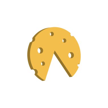 Peynir dilimi düz tasarım