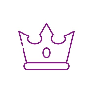 Crown illüstrasyon logo vektör tasarımı