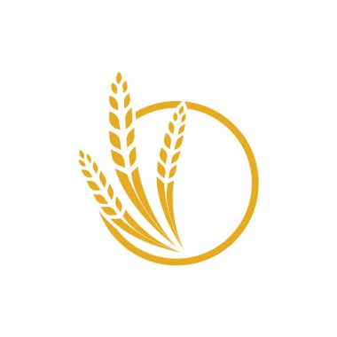 Tarım Buğday Logosu şablonu