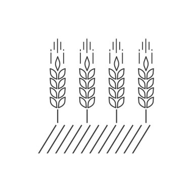 Tarım Buğday Logosu şablonu