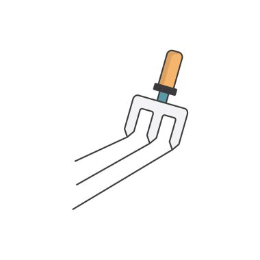 Bahçe küreği toprakta üç düzgün sıra oluşturur. Peyzaj, bahçıvanlık, tarım, tarım ve açık hava araçları için mükemmel..