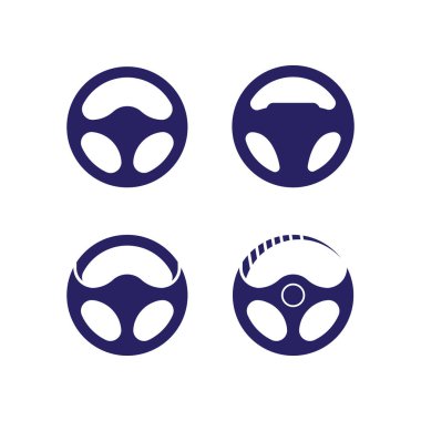 Direksiyon logosu vektör düz tasarımı