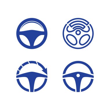 Direksiyon logosu vektör düz tasarımı