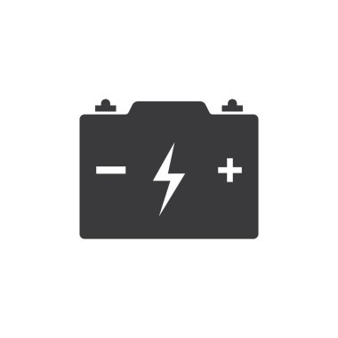Araba akü biriktirici simge tasarımı