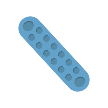 Congklak geleneksel Endonezya oyunu, Congklak simgesi düz tasarım