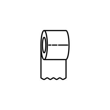 Tuvalet kağıdı rulosu banyo temalı tasarımlar, hijyen ürünleri, ev eşyaları, temizlik malzemeleri, sağlık ve sağlık kavramları için mükemmel..