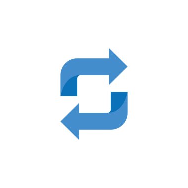 Ok illüstrasyon logo vektör şablonu