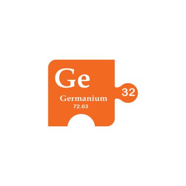 Germanyumu temsil eden bulmaca parçası.