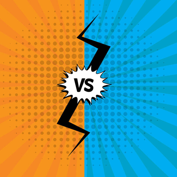 Comicbook style versus theme split in half.