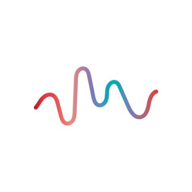 Soundwave Müzik ikonu vektör düz tasarım