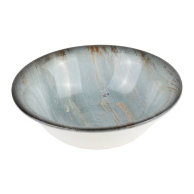 boş seramik plaka beyaz arkaplanda izole