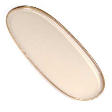 boş seramik plaka beyaz arkaplanda izole