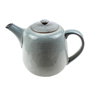 Beyaz arka plan üzerinde izole çaydanlık