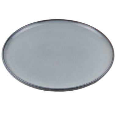 boş seramik plaka beyaz arkaplanda izole