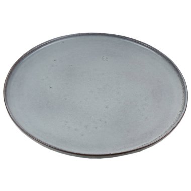 boş seramik plaka beyaz arkaplanda izole