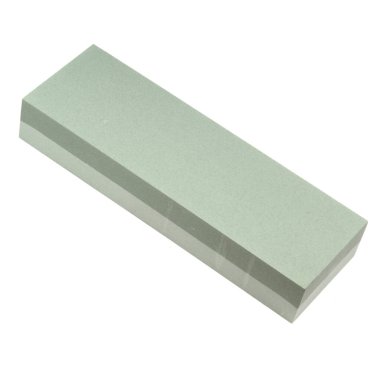 Keskinleştirme taşı beyaz arkaplanda izole edildi