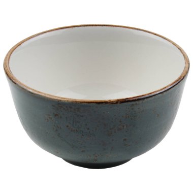 boş seramik plaka beyaz arkaplanda izole