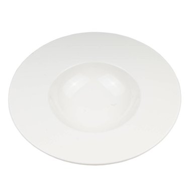 Beyaz arkaplanda beyaz plaka