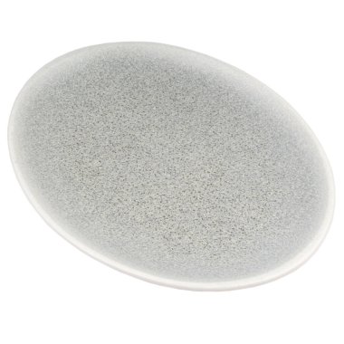 boş seramik plaka beyaz arkaplanda izole